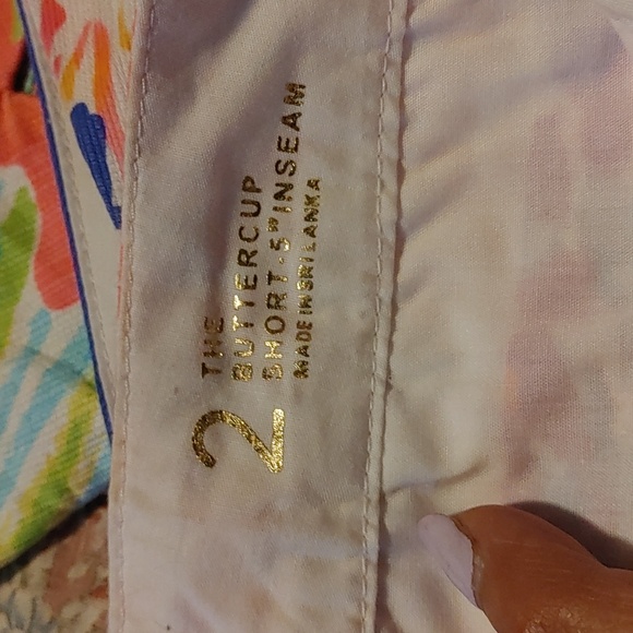 Lilly Pulitzer Buttercup shorts Paradise pink bohemian Sz.2 - Picture 7 of 9
